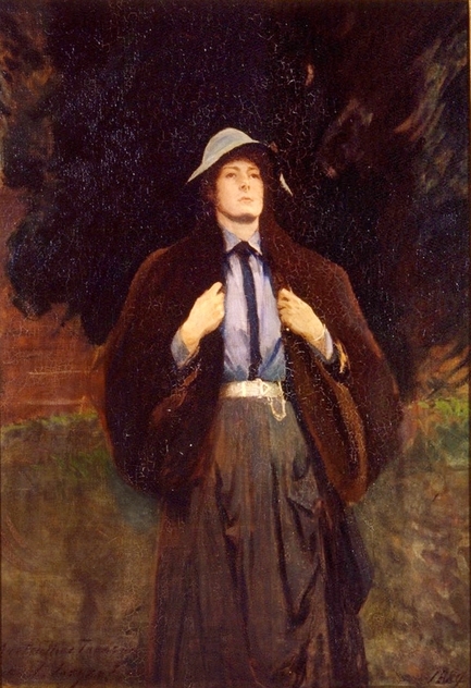 Clementina Ansruther Thomson, 1889, by John Singer Sargent (1856-1925) Mary Ran Gallery, Cincinnati, OH.                                              

